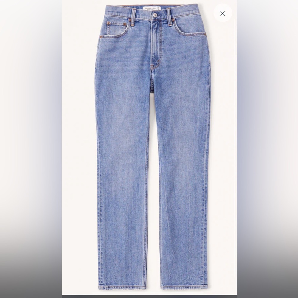 Abercrombie & Fitch - 26 Short - high waist Straight leg jean